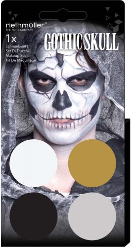 Gótikus Halloween arcfesték, smink szett