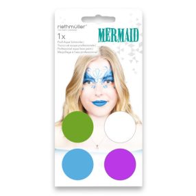 Sellő Halloween arcfesték, smink szett