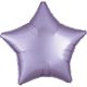 Lila Silk Pastel csillag fólia lufi 48 cm