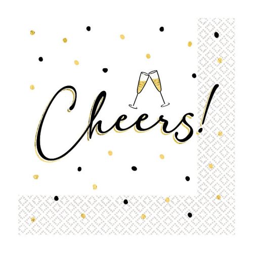 Cheers Dots szalvéta 16 db-os 33x33 cm
