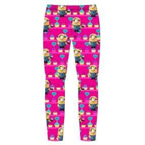 Minyonok Cupcake gyerek leggings 4 - 9 év / 104 - 134 cm