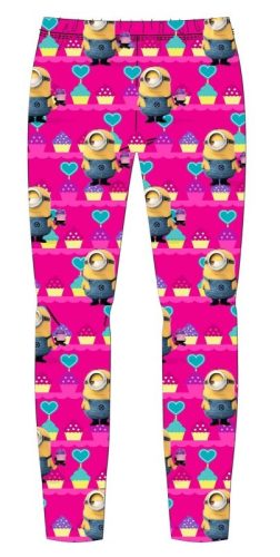 Minyonok Cupcake gyerek leggings 4 - 9 év / 104 - 134 cm