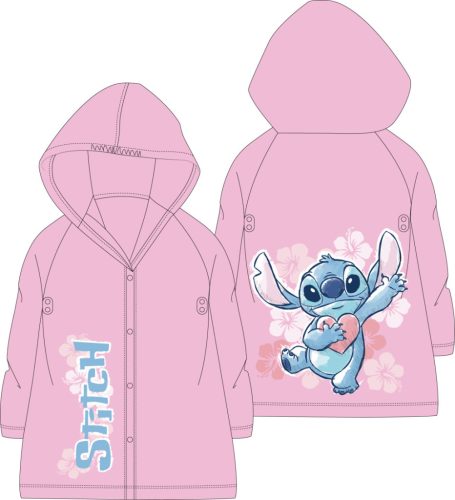 Disney Lilo és Stitch, A csillagkutya Heart esőkabát 3 - 8 év / 98 - 128 cm
