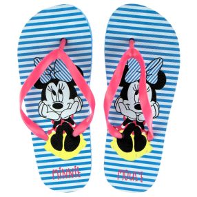 Disney Minnie Blue Bow gyerek papucs, Flip-Flop 26-33