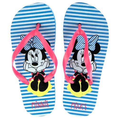 Disney Minnie Blue Bow gyerek papucs, Flip-Flop 26-33