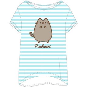 Pusheen Striped női rövid hálópóló M