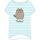 Pusheen Striped női rövid hálópóló M