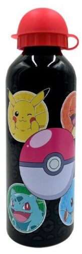Pokémon Black alumínium kulacs ivókupakkal 500 ml