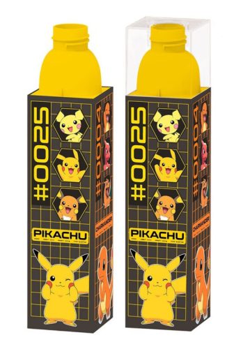 Pokémon Pikachu műanyag kulacs csavaros kupakkal 650 ml