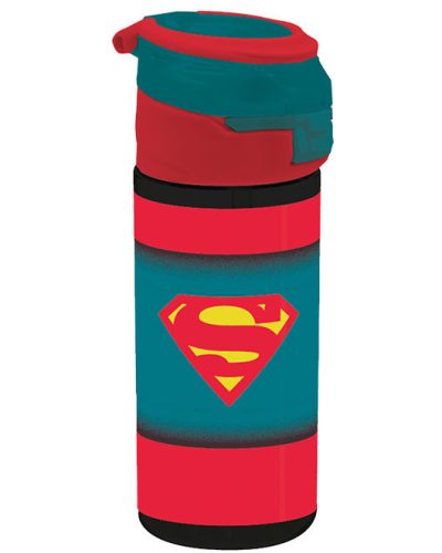 Superman Red műanyag szívószálas kulacs 532 ml