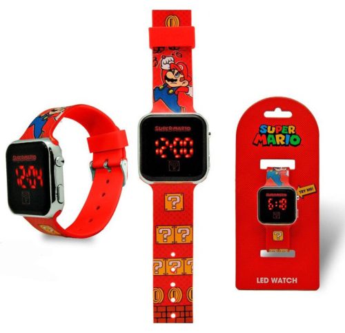 Super Mario Victory Red digitális LED karóra