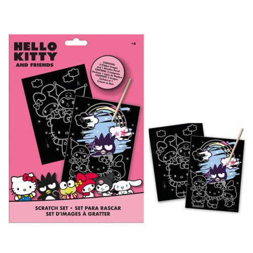 Hello Kitty Friends scratch képkarcoló készlet