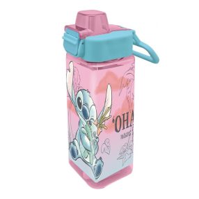   Disney Lilo és Stitch, A csillagkutya Cheeky square műanyag szívószálas kulacs 500 ml