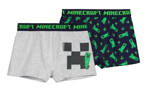 Minecraft Creeper Combo gyerek boxeralsó 2 darab/csomag 6 - 12 év / 116 - 152 cm