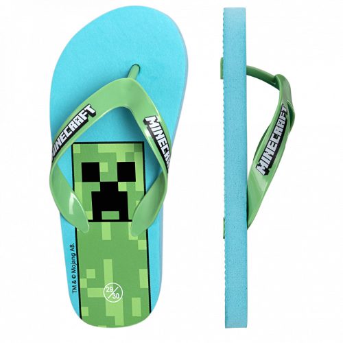 Minecraft Blue gyerek papucs, Flip-Flop 29-38