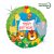 Happy Birthday Jungle Animals Holo fólia lufi 46 cm