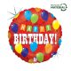 Happy Birthday Party Holo fólia lufi 46 cm