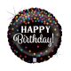 Happy Birthday Glitter Confetti fólia lufi 46 cm