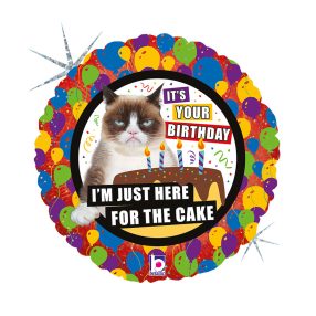 Grumpy Cat Cake Holo fólia lufi 46 cm
