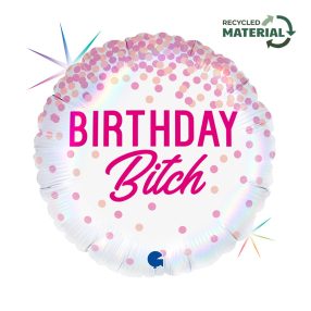 Happy Birthday Bitch fólia lufi 46 cm
