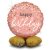 Happy Birthday Rose Gold fólia lufi talppal 41 cm