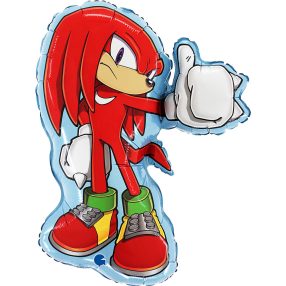 Sonic a sündisznó Knuckles fólia lufi 66 cm