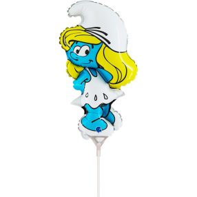 Hupikék törpikék Smurfette mini fólia lufi 35 cm (WP)