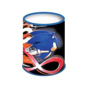 Sonic a sündisznó Get Me fém ceruzatartó 10,5 cm