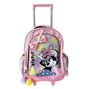 Disney Minnie Bowtastic gurulós iskolatáska, táska 46 cm