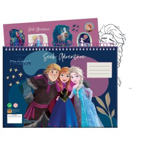   Disney Jégvarázs Explore A/4 spirál vázlatfüzet 40 lapos matricával