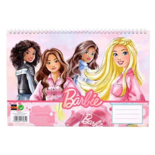 Barbie Paints A/4 spirál vázlatfüzet, 30 lapos