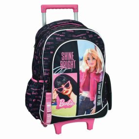 Barbie Shine Bright gurulós iskolatáska, táska 46 cm