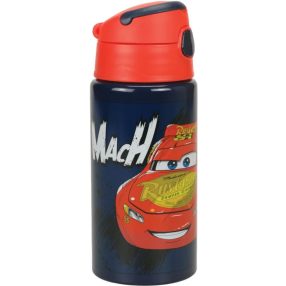   Disney Verdák Speed alumínium szívószálas kulacs akasztóval 500 ml