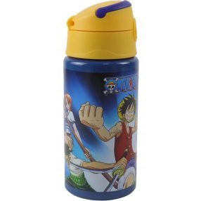   One Piece Crew alumínium szívószálas kulacs akasztóval 500 ml