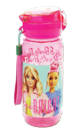 Barbie Shine Bright műanyag kulacs akasztóval 600 ml