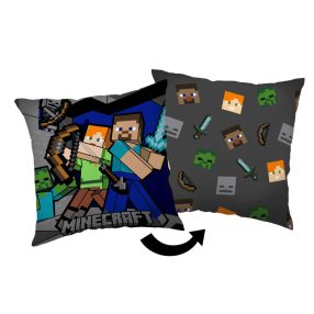 Minecraft Survival mode párna, díszpárna 40x40 cm