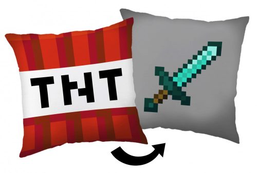 Minecraft TNT Sword párna, díszpárna 40 x 40 cm