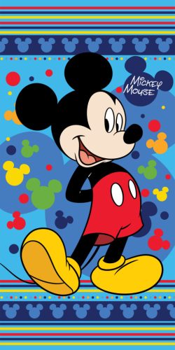 Disney Mickey Hello fürdőlepedő, strand törölköző  70x140cm