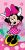 Disney Minnie Pretty in Pink fürdőlepedő, strand törölköző 70x140cm