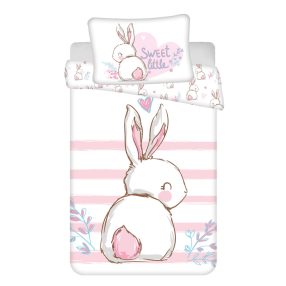   Nyuszi Sweet gyerek, ovis ágyneműhuzat 100x135 cm, 40x60 cm