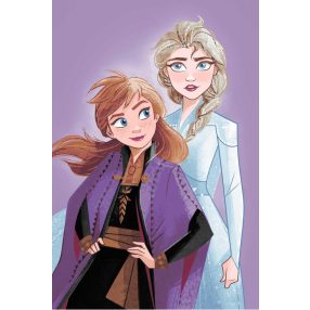 Disney Jégvarázs Purple mikroflanel takaró 100x150cm