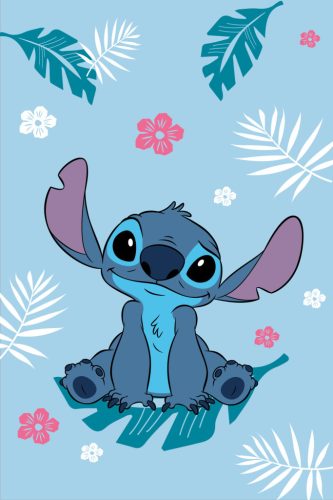 Disney Lilo és Stitch, A csillagkutya Blue polár takaró 100x150cm
