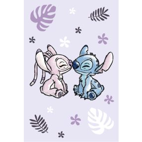   Disney Lilo és Stitch, A csillagkutya Purple polár takaró 100x150cm