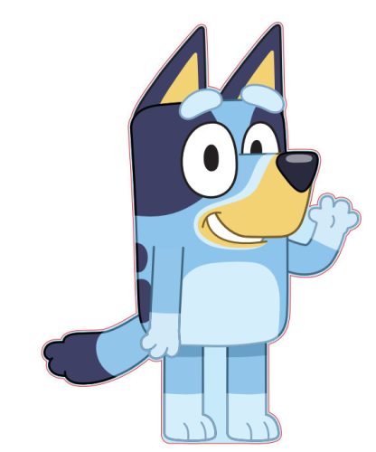 Bluey Wave formapárna, díszpárna 35x27 cm