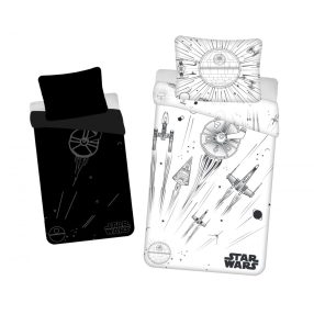   Star Wars Death Star Sötétben világító ágyneműhuzat 140×200cm, 70x90cm