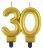 Arany 30-as Gold tortagyertya, számgyertya