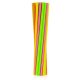 Színes Neon papír szívószál 24 db-os