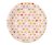 Szerelem XOXO Pink papírtányér 6 db-os 18 cm
