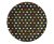 Szerelem XOXO Black papírtányér 6 db-os 18 cm
