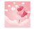 Szerelem Love Is In The Air Pink szalvéta 20 db-os 33x33 cm